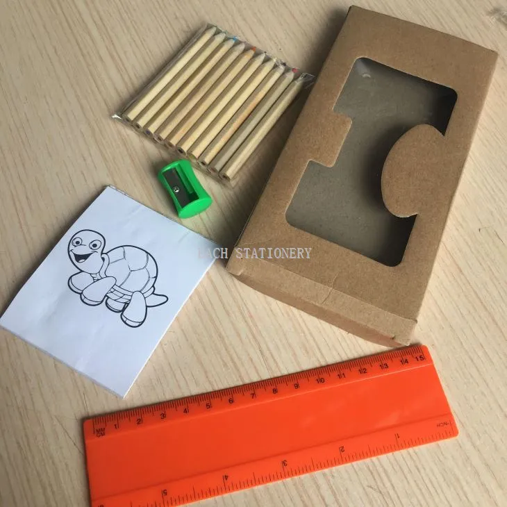 Colored Pencil And Drawing Paper Set